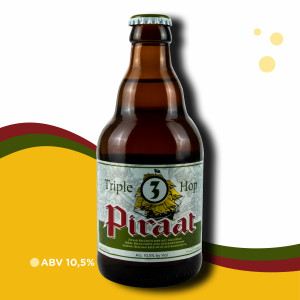 Cerveja Belga Piraat Triple Hop - Belgian IPA - 10,5% ABV