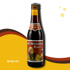 Cerveja Belga St. Bernardus Prior 8 - Dubbel Ale 8% ABV