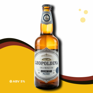 Cerveja Leopoldina Bohemian Pilsner - Bohemian Pilsener - 5% ABV