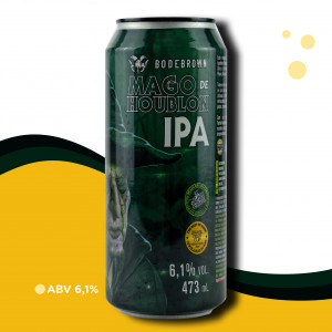 Cerveja Bodebrown Mago de Houblon  - Juicy IPA - 6,1% ABV