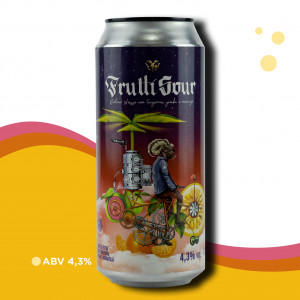 Cerveja Bodebrown Frutti Sour - Berliner Weisse - 4,3% ABV
