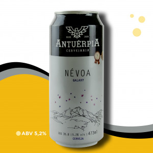 Cerveja Antuérpia Névoa Galaxy - NEAPA- 5,2% ABV
