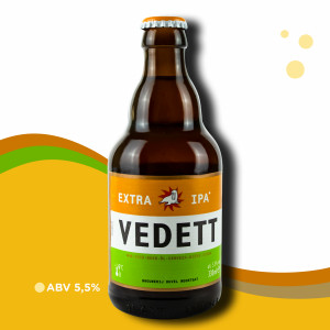 Cerveja Vedett Extra Ordinary IPA - Belgian IPA - 5,5% ABV