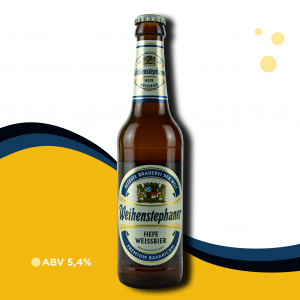 Cerveja Weihensthephaner Hefeweissbier - Hefeweizen - 5,4% ABV