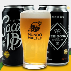 Kit Presente Cervejas Bodebrown IPA - Cacau+Perigosa + Pint