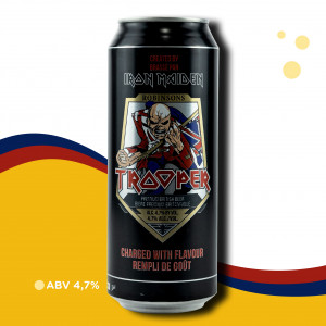 Kit Presente Cerveja Bodebrown Iron Maiden Trooper Fã