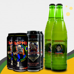 Kit Presente Cerveja Bodebrown Iron Maiden Fã | x2