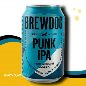 Kit Presente Cerveja Brewdog Punk IPA + Hazy Jane + Pint