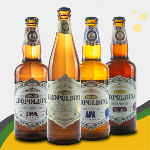 Kit Cerveja Leopoldina - APA | IPA | Red Ale | Weiss