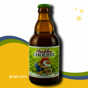 Kit Presente Cerveja Chouffe - Houblon | Soleil + Taça Belga
