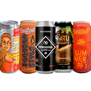 Kit Cerveja Harmonização Variada Dama Bodebrown Swamp Big J.