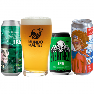 Kit Cerveja IPA Nacional Dama Bodebrown Evertreze + Copo