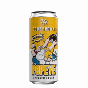 CERVEJA BODEBROWN LATA POPEYE GERMAN LAGER 473ML