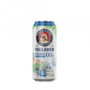 KIT 4 UN CERV ALE PAULANER LT 500ML WEISSBIER 0%