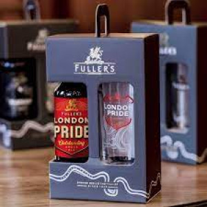 Fullers LONDON PRIDE, copo de vidro, 568ml
