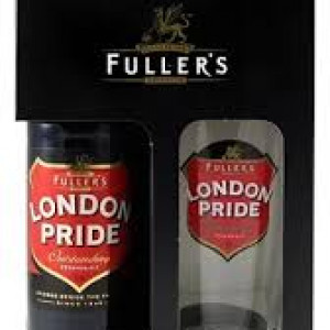 Fullers LONDON PRIDE, copo de vidro, 568ml