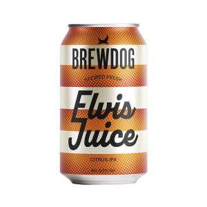 KIT 4 UN CERVEJA BREWDOG ELVIS JUICE LT 330 ML