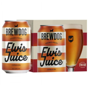 KIT 4 UN CERVEJA BREWDOG ELVIS JUICE LT 330 ML
