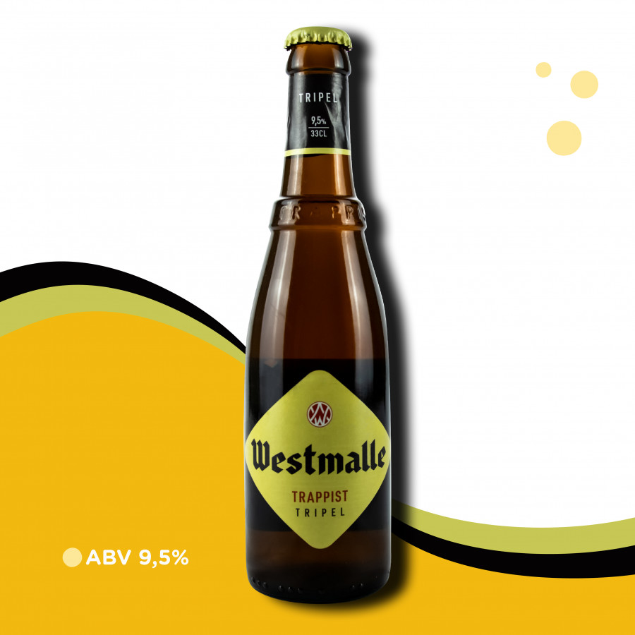 Cerveja Belga Westmalle Tripel  - Belgian Tripel- 9,5% ABV