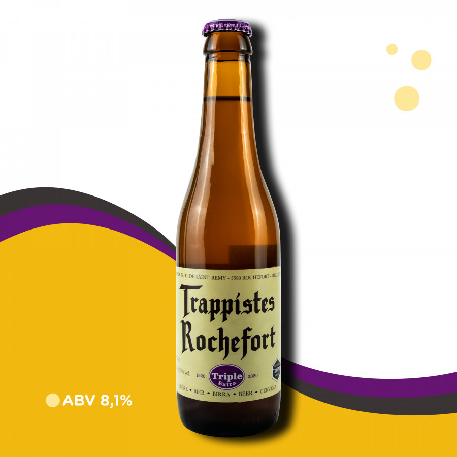 Cerveja Belga Trappistes Rochefort Extra - Tripel  8,1% ABV