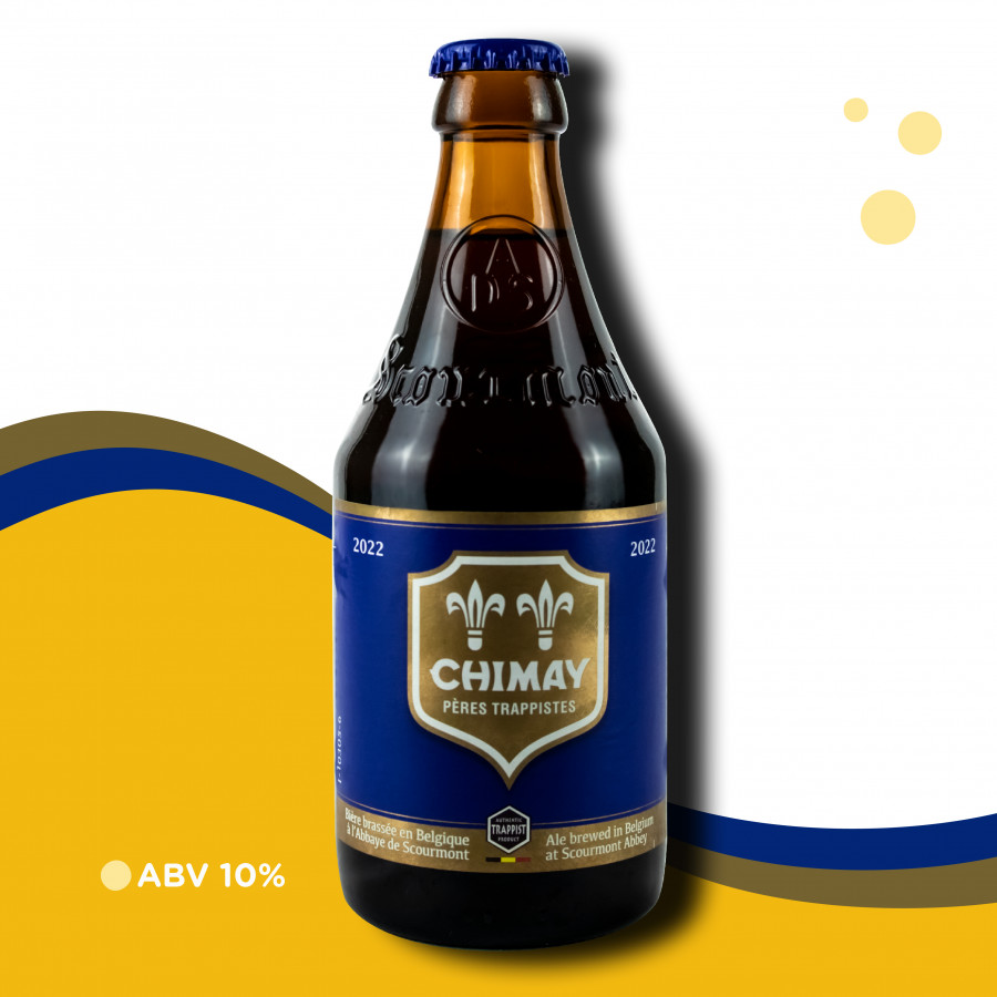 Kit Presente Cerveja Chimay Red e Blue + Taça Belga Abadia