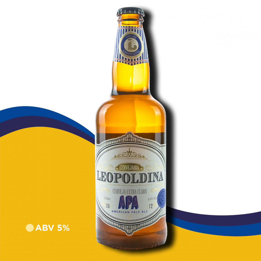 Cerveja Leopoldina APA - American Pale Ale - 5% ABV