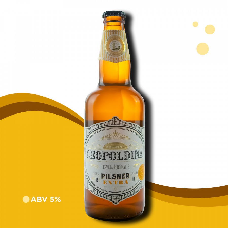Cerveja Leopoldina Pilsener Extra - German Pilsener - 5% ABV