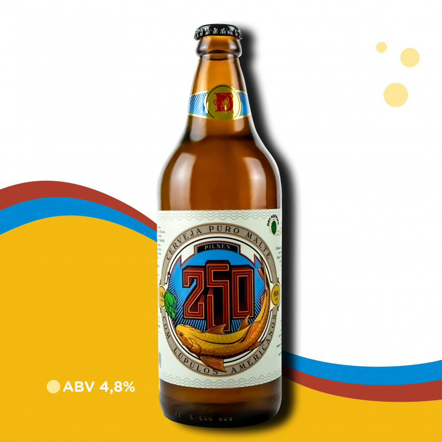 Cerveja Dama Bier 250 - Pilsen - 4,8% ABV