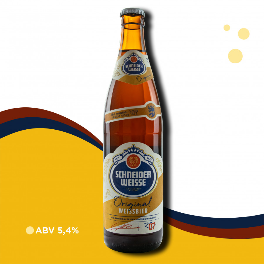 Cerveja Alemã Schneider Original (TAP 07) - Hefeweizen - 5,4% ABV