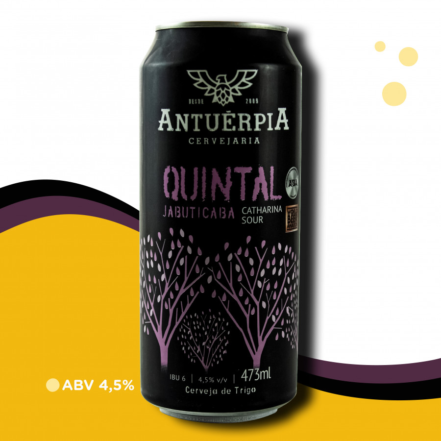Cerveja Antuérpia Quintal Jabuticaba - Catharina Sour - 8,1% ABV