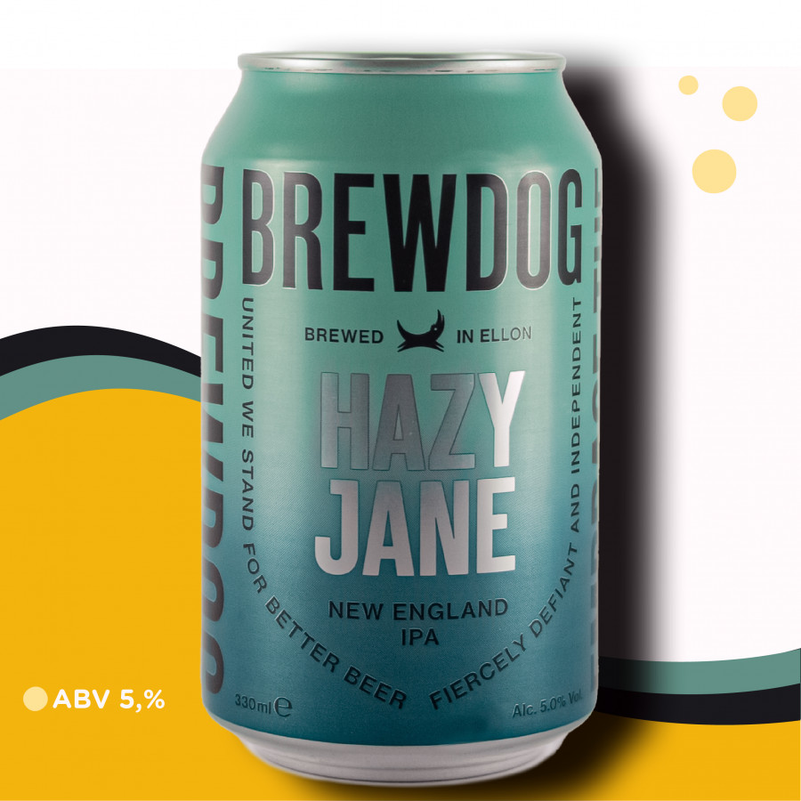 Cerveja Brewdog Hazy Jane - NE IPA - 5% ABV