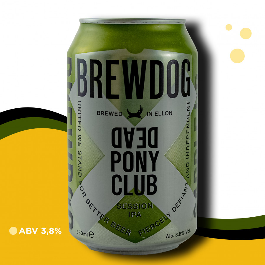 Cerveja Brewdog Dead Pony Club - Session IPA - 3,8% ABV