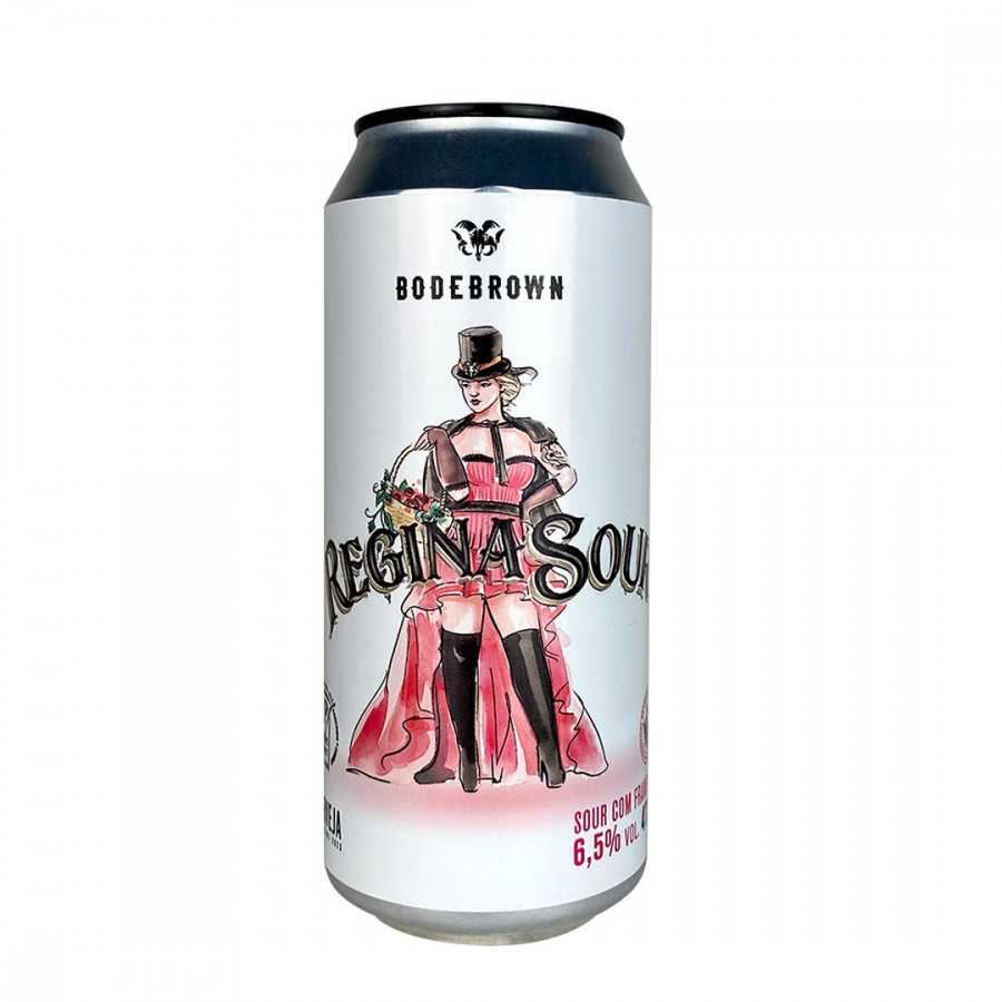 Cerveja Bodebrown Regina Sour Framboesa- Catharina Sour - 6,5% ABV