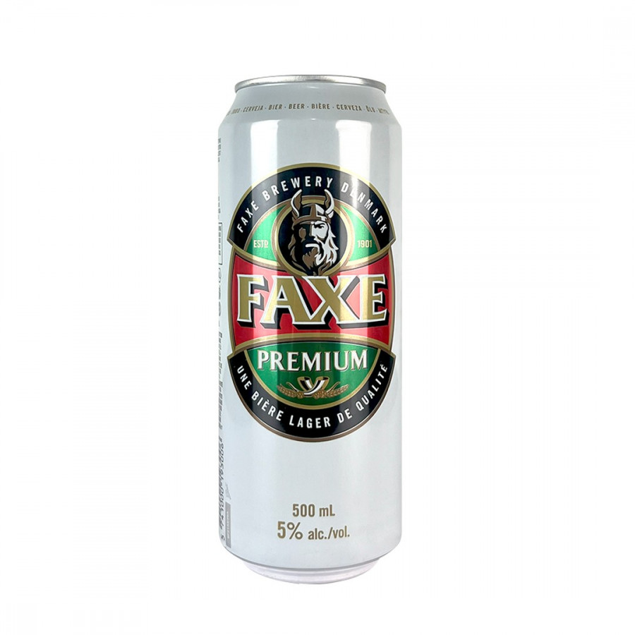 Cerveja Faxe Premium -  American Lager - 5% ABV