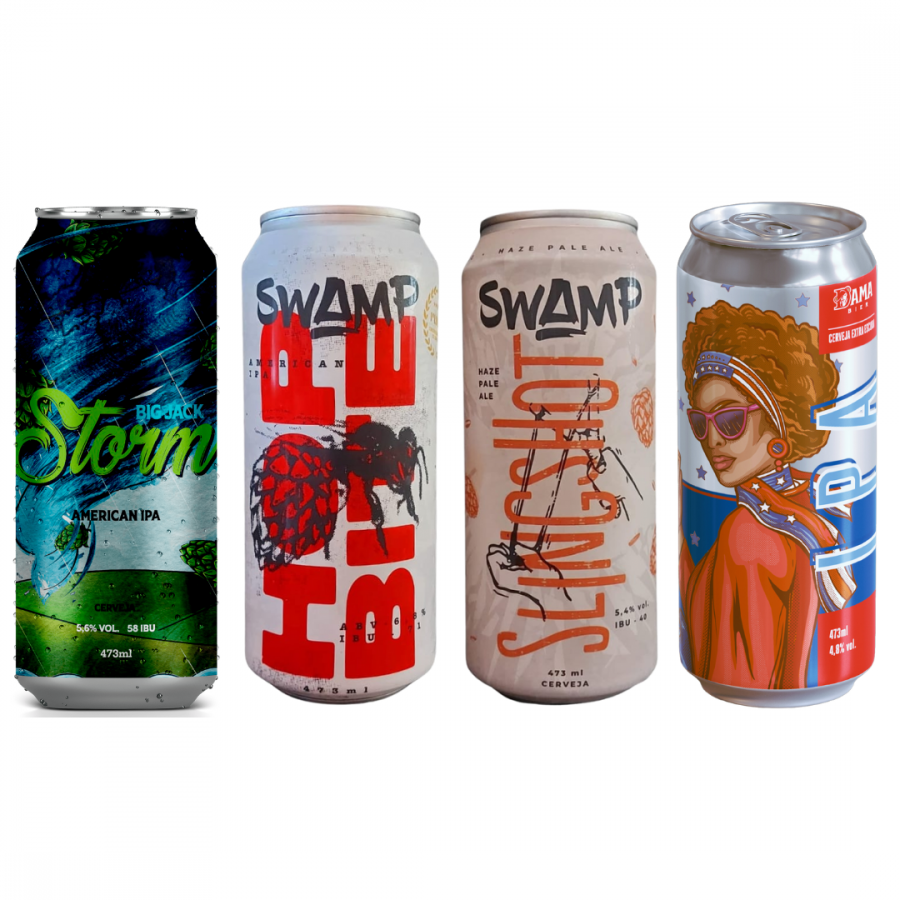 Kit Cerveja Estilo Hazy e Frutado Swamp Dama Big Jack