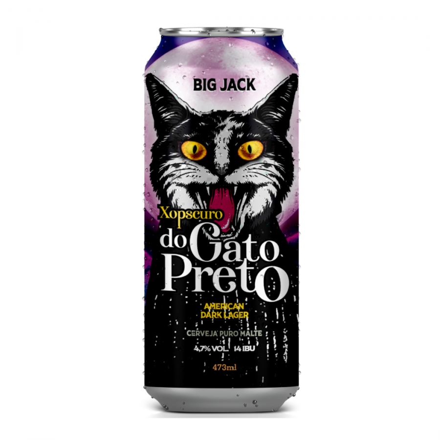 Kit Cerveja Maltado Saborosos Bodebrown Big Jack Dama + Copo