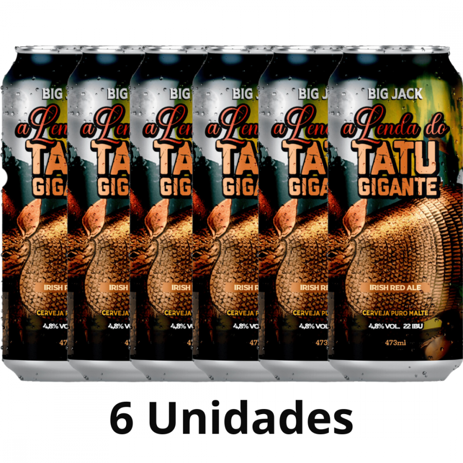 Kit Cerveja Big Jack Lenda Do Tatu Irish Red Ale IPA