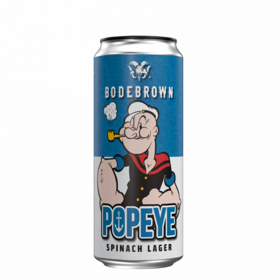 CERVEJA BODEBROWN LATA POPEYE GERMAN LAGER 473ML