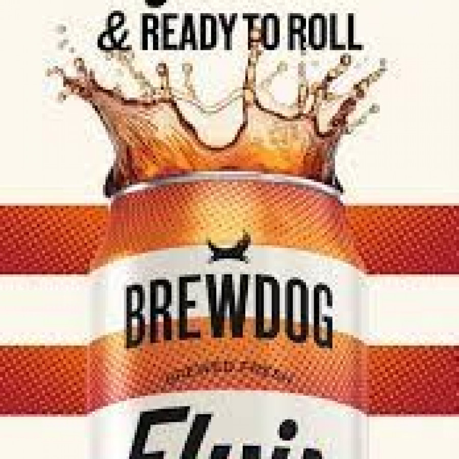 KIT 4 UN CERVEJA BREWDOG ELVIS JUICE LT 330 ML